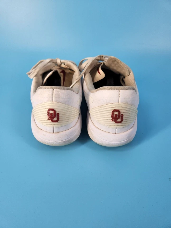 ZAPATOS DE GOLF NIKE REACT VAPOR 2 'MUESTRA PROMOCIONAL' RAROS Oklahoma Sooners para mujer talla 7,5 Foto 3 de 4
