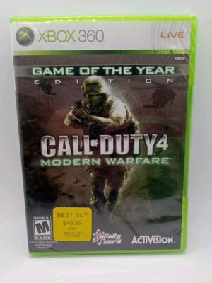 Call of Duty 4 Modern Warfare Game of The Year Edition (Xbox 360, 2008) Sealed 