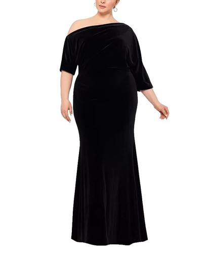 Betsy & Adam Women's Gold Metallic Draped Long-Sleeve Gown Dress Size 14 | eBay Betsy & Adam Women's Gold Metallic Draped Long-Sleeve Gown Dress Size 14 | eBay