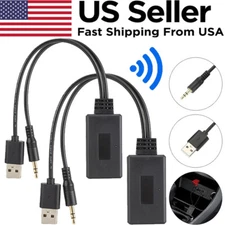 2 In 1USB Bluetooth 5.0 Transmitter Receiver Adapter Wireless For PC Car Kit lot