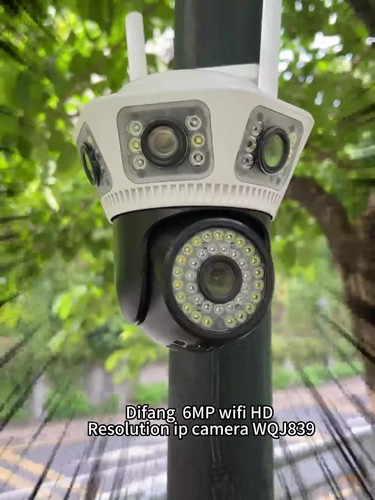Three Lens IP Camera Wireless WIFI Outdoor CCTV HD PTZ Smart Home Security Cam - Video 1 of 1