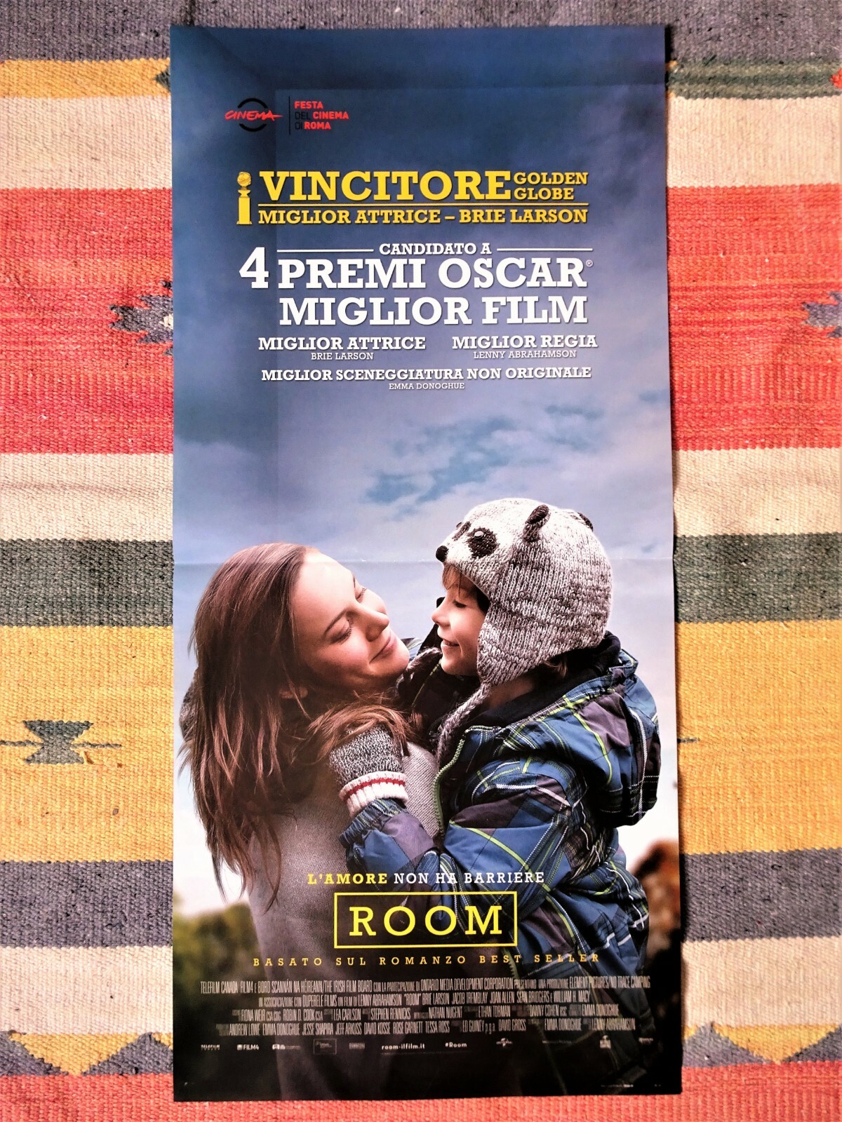 Locandina originale film Room (2015) - Regia di Lenny Abrahamson