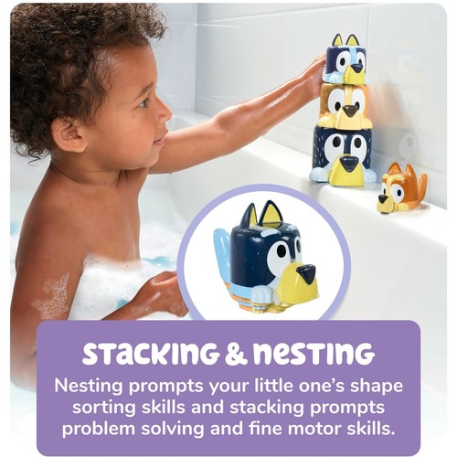 TOMY Toomies Bluey's Family Pourers with Designs Featuring Chilli, Bandit, Bingo - Picture 9 of 10