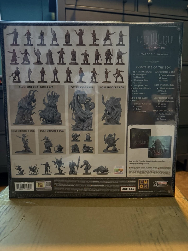 NEW Cthulhu Death May Die Unknowable Pledge Stretch Goals Kickstarter Exclusive - Image 4 of 4