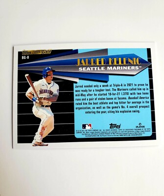 2021 Topps Update Jared Kelenic Topps Black Gold rookie card BG-8