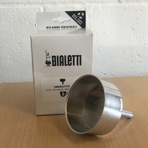 Filtro de embudo para olla Bialetti 9 tazas Moka Express - totalmente nuevo en caja - hecho en Italia - Imagen 2 de 4