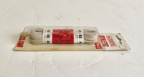 Vintage Converse Athletic Shoe Laces 45 Inch Beige Sneakers Shoes NWT NOS USA - Picture 2 of 3