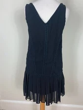 Dylon & Rose black dress sleeveless v neck XS