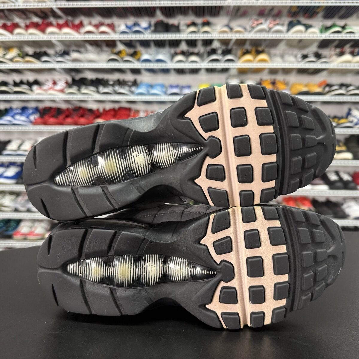 Rare Nike Air Max 95 Gunsmoke Pink Foam Grey White CJ0588 Rare Nike Air Max 95 Gunsmoke Pink Foam Grey White CJ0588