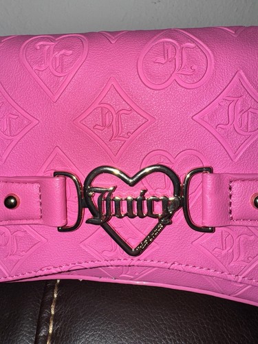 Juicy Couture Only Juicy Flap Shoulder Juicy Pink - Picture 3 of 4