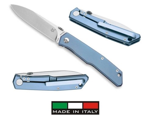Fox: FX 525 TI BL The Sicilian: TERZUOLA Design Griff Titan blau eloxiert - Bild 1 von 7