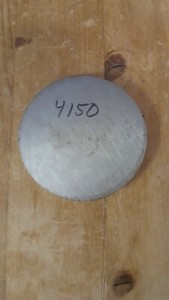 4150HR QUENCHED & TEMPERED ALLOY STEEL BLANK 5" DIAMETER x 7/16"