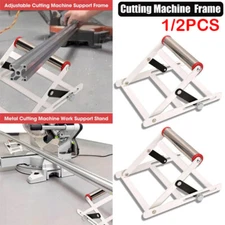 1/2PCS Adjustable Cutting Machine Support Frame Table Saw Stand Roller Support