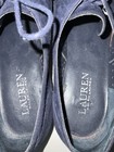Lauren by Ralph Lauren Oxfords Blue suede dress shoes size 7.5 Preppy — photo 4