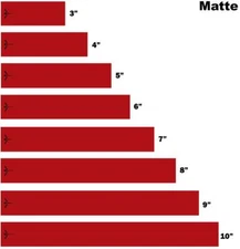 White Water Archery Matte Finish Solid Red Icon 15pc Pack Arrow Wraps Archery