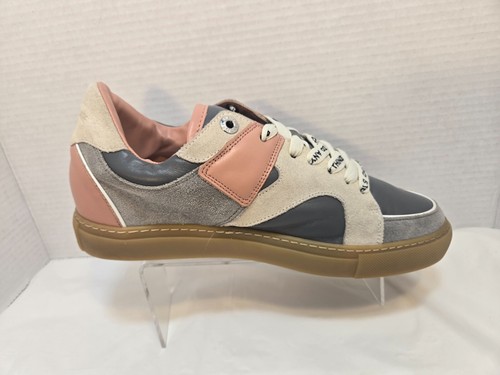 Zadig & Voltaire Board Top Patch Sneakers Pelle/Camoscio Rosa/Grigio 40/US 9 M - Foto 7 di 12