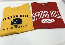 Spring Hill Florida Adult XL LOT of 2 T-Shirts