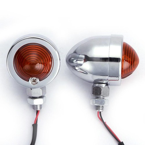 Motorcycle Turn Signals Bullet Blinker Indicator Lights For Honda VTX1300C 1800 - Bild 10 von 12
