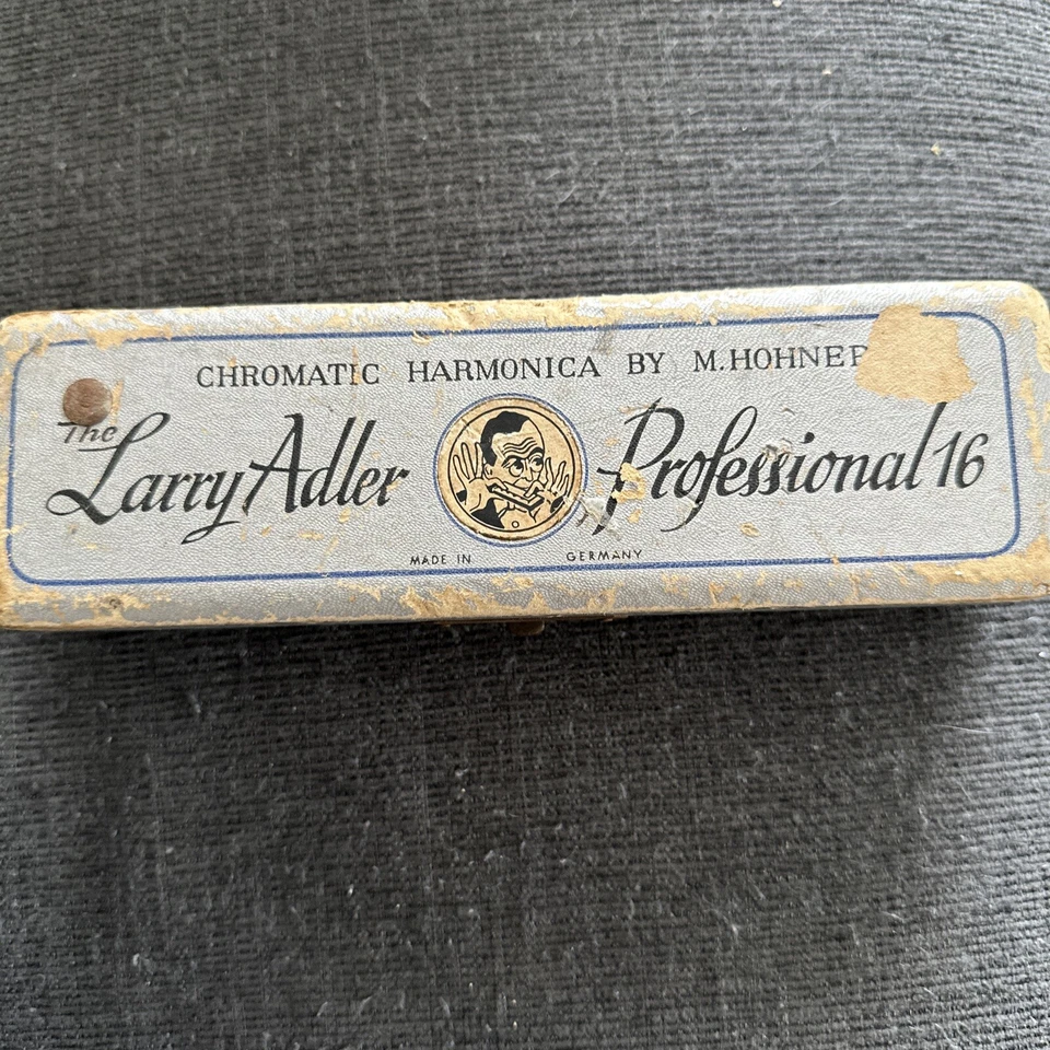 Vintage Hohner Larry Adler Professional Chromatic Harmonica 16 Holes Key Of C - image 2 of 4