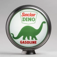Steel Frame Sinclair Dino 13.5" Gas Pump Globe (G179)