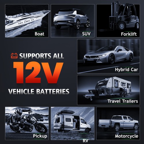 ANCEL BM200 Bluetooth Battery Monitor 12V Car Battery Tester LowVolt Alarm - Picture 6 of 17