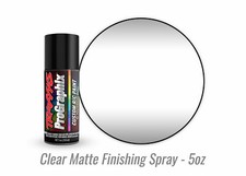 Clear Matte Finishing Spray 5oz Traxxas ProGraphix Custom R/C Paint TRA5047