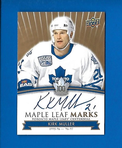 2017-18 TORONTO MAPLE LEAFS CENTENNIAL LEAF MARKS AUTOGRAPH & AKA CARD SEE LIST - Picture 47 of 91