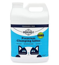 Odorable Fragrance Free Premium Clumping Cat Litter - Powered by NonScents Od...