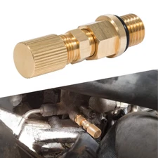 Fuel Pressure Test Fitting Adapter with Schrader Valve For 2003-2010 Ford 6.0L