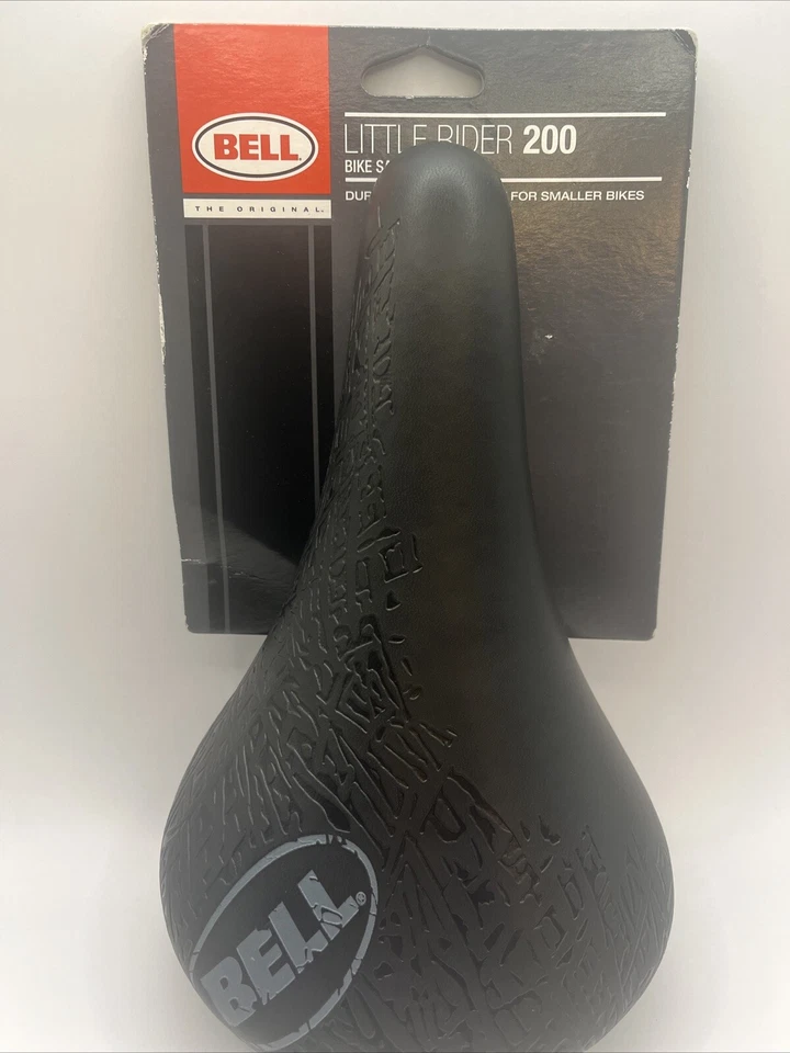 Asiento de bicicleta Bell para niños Little Rider 200 sillín de bicicleta de repuesto para jóvenes negro nuevo Foto 2 de 4