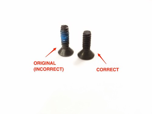2 (Two) Short Hex Screws for Trijicon RMR/ Holosun 507C Red Dot Mount Glock - Picture 4 of 4