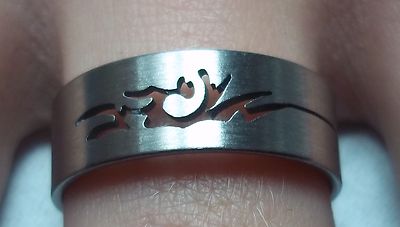 Bijou fantaisie bague en acier pour homme Taille 17 18 19