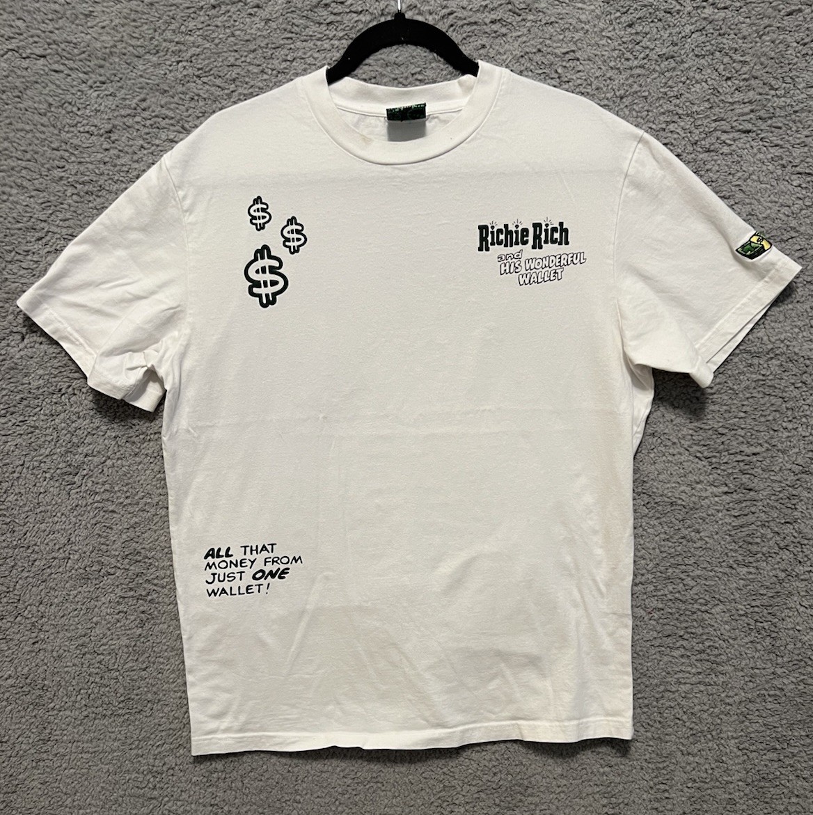 Richie Rich X Shoe Palace Mens T-shirt Medium  White T-shirt READ