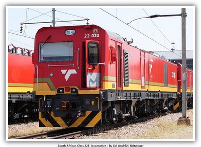 South African Class 22E   train railroad _issue8
