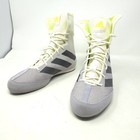 Adidas Box Hog 3 Boxing Shoes Mens Size 7 Gray White boxing Boots