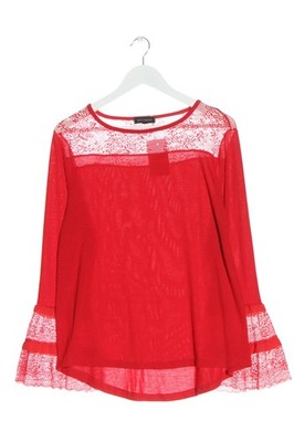 QED LONDON Feinstrickpullover Damen Pullover Gr. DE 40 rot Casual-Look