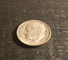 1964 ROOSEVELT DIME, 90% Silver in circulated condition