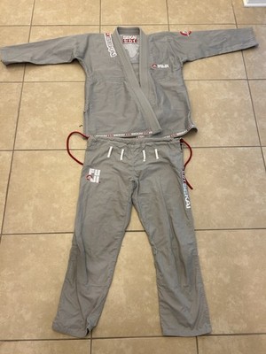 Fuji Sports Sekai 2.0 World Men's Brazilian Jiu-Jitsu GI Size A2 Gray