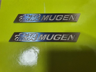 Mugen Titanium Emblem Plate authentic