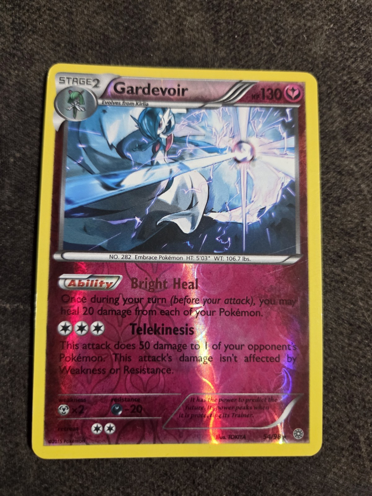 Gardevoir Holo Rare Reverse Holofoil XY - Ancient Origins 54/98 NM Pokemon Card