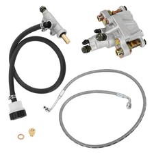 Rear Brake Caliper  Master Cylinder  Hose Line Compatible with Polaris Spor...