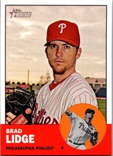 2012 Topps Heritage #283 Brad Lidge