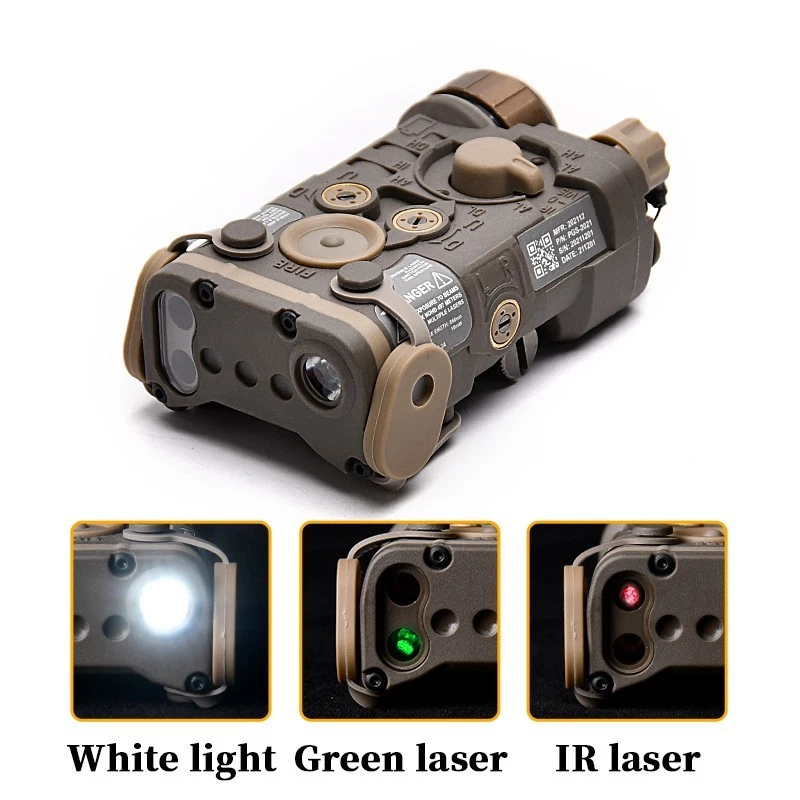 WADSN 2025 NOVO Mira Laser Tática de Nylon NGAL Laser Vermelho Verde Azul Laser IR - Imagem 3 de 4