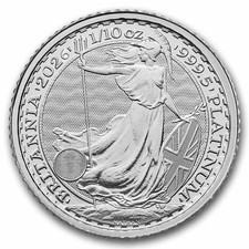 2026 GB 1/10 oz .9995 Fine Platinum Britannia Coin King Charles III Effigy BU