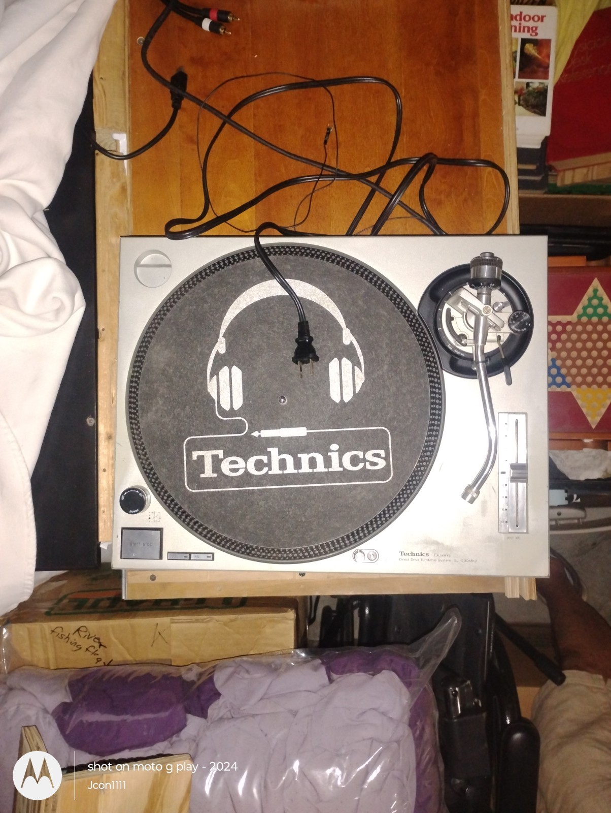 Technics SL-1200MK2 DJ Turntable - Silver
