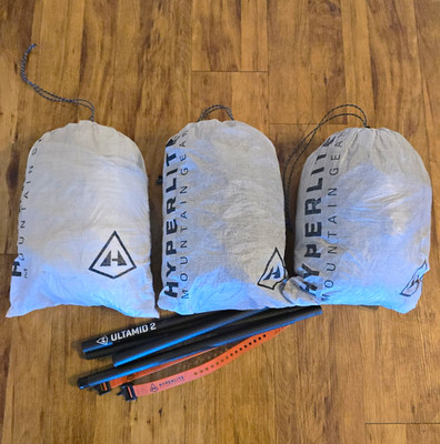 Hyperlite Mountain Gear Ultamid 2 Pyramid Tent Ultralight 2P 4 Season W Options