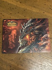 World of Warcraft Cataclysm Collectors Edition DEATHWING Mouse Pad 10.5 x 8