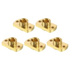 5Pcs Tr8x8 Lead Screw Brass Nut (2mm Pitch, 4 Start, 8mm Lead)