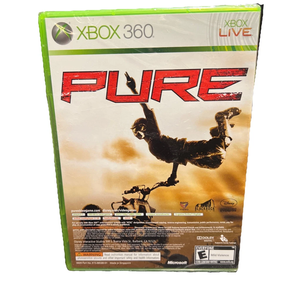 LEGO Batman: The Video Game and PURE (Microsoft Xbox 360, 2009) Brand New Sealed - Image 4 of 4