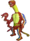 COMPLETE Masters of the universe RATTLOR 1985 vintage he-man brown snake staff